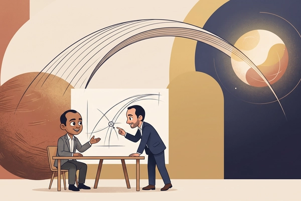 Hero banner illustration for "Nebex Raises $30M from GV to Build Space Economy Exchange"