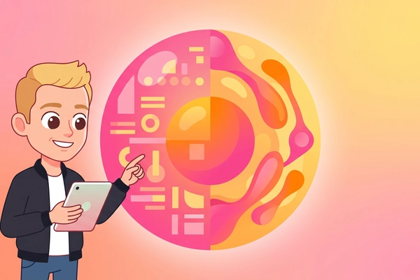 Hero banner illustration for "The Virtual Cell Revolution: Mapping Disease Biology With AI"