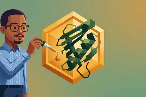 Hero banner illustration for "How Molagri's Molecular Targeting Could Save Bees While Killing Pests"