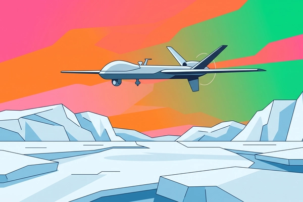 Hero banner illustration for "Dominion Dynamics Raises $139M CAD for Arctic Defense Tech"