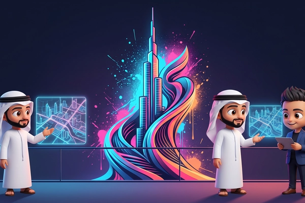 Hero banner illustration for "Rentify Raises $2M Seed to Launch Arabic-First AI for GCC Rentals"