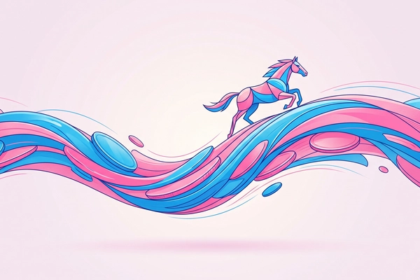 Hero banner illustration for "BR-DGE Raises £10M as Transactions Surge 15x in Two Years"