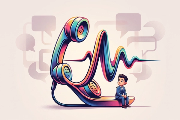 Hero banner illustration for "a1mobile's AI-Native Phone Line Aims to Reinvent Business Telecom"