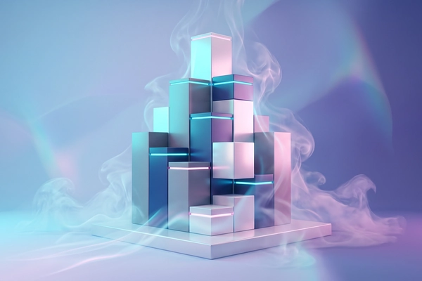 Hero banner illustration for "Cursor Scales AI Development Tools with Enterprise Team Features"
