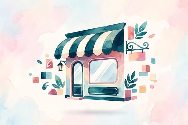Hero banner illustration for "MintMerchs Debuts AI Platform to Automate eCommerce Brand Creation"