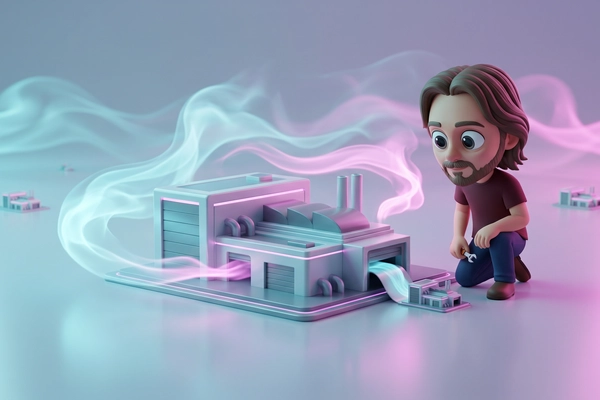 Hero banner illustration for "Jim Keller's Fab2 Pivots to Manufacturing Chip Factories at Scale"