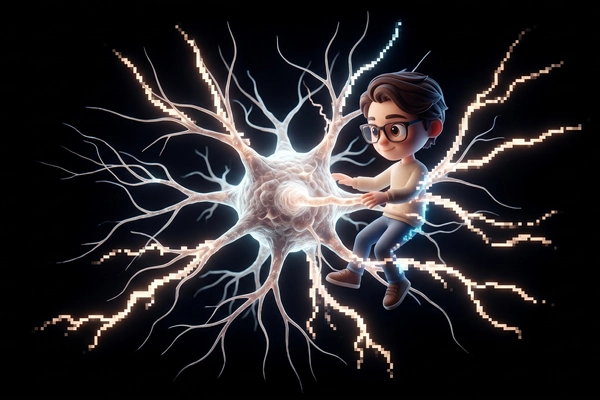 Hero banner illustration for "Brain Cells as AI Compute: Inside the Biocomputing Revolution"