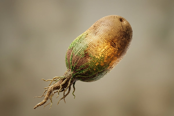 Hero banner illustration for "Aardaia Raises €5M Seed to Create Nitrogen-Fixing Protein Tuber"