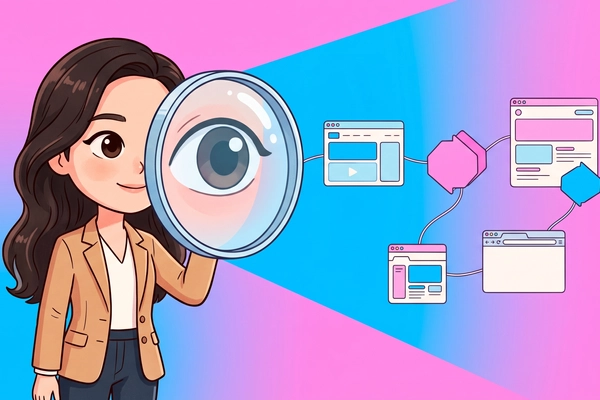 Hero banner illustration for "TrustAI Launches One-Click Automation to Challenge Browser Agent Giants"