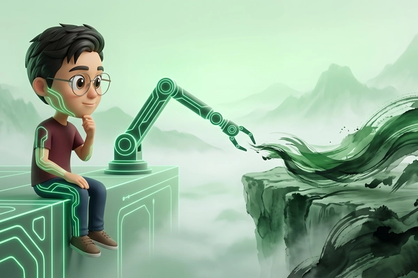 Hero banner illustration for "Open-Source Robot Benchmarks Tackle Industry's Transparency Gap"