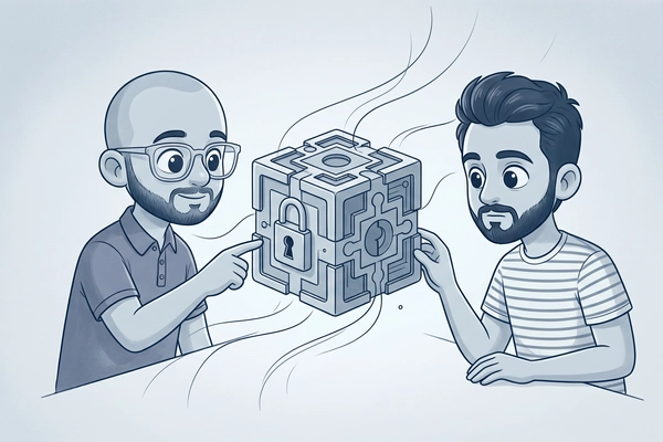 Hero banner illustration for "YC's Fabraix Launches AI Red-Teaming Agent Finding Security Flaws"