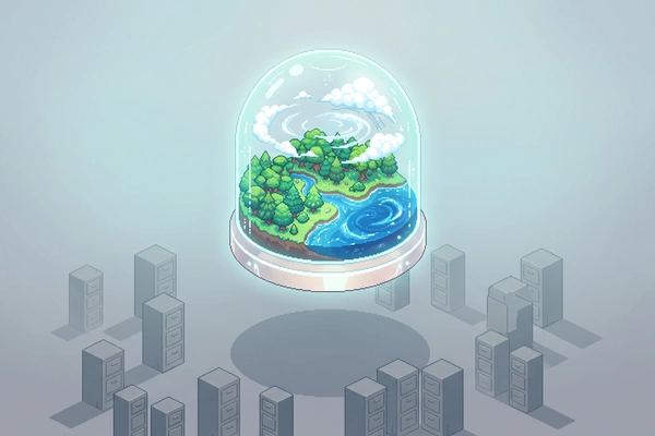 Hero banner illustration for "Climate.us Launches to Preserve NOAA Climate Data After Shutdown"