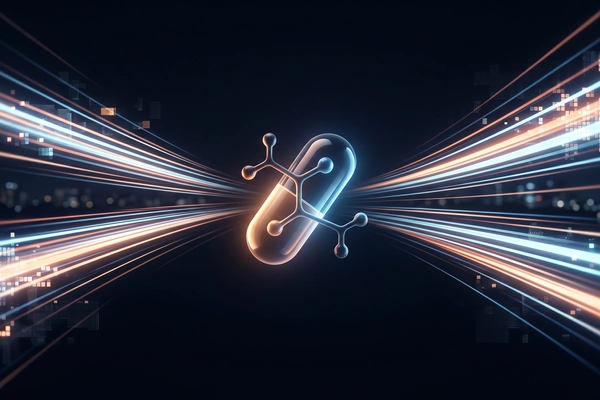 Hero banner illustration for "OpenAI Researcher Miles Wang Raises $200M for AI Drug Startup at $2B Valuation"
