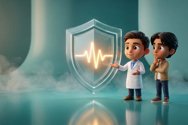 Hero banner illustration for "YC-Backed Prescience Launches AI Health Platform Promising 50% Savings"