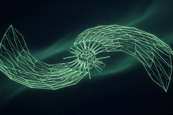 Hero banner illustration for "YC-Backed Beyond Reach Labs Raises $10M for Orbital Solar Arrays"