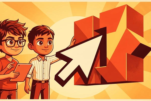 Hero banner illustration for "Markov Studios Launches Data Platform for Computer-Use AI Training"