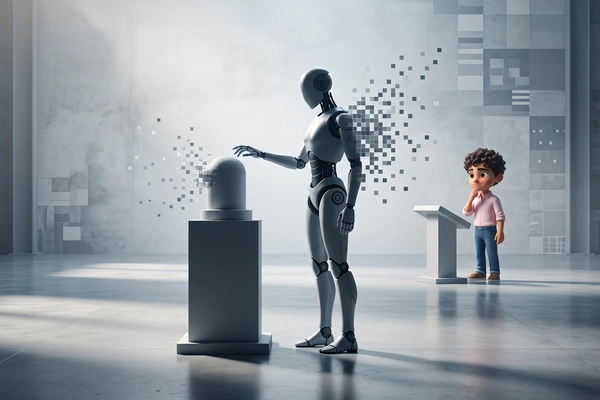 Hero banner illustration for "Inside the Race to Build Physical AI's Data Infrastructure"