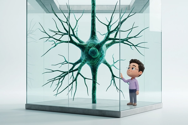 Hero banner illustration for "Brain Cells as Computers: Inside the Biotech Race to Power AI"