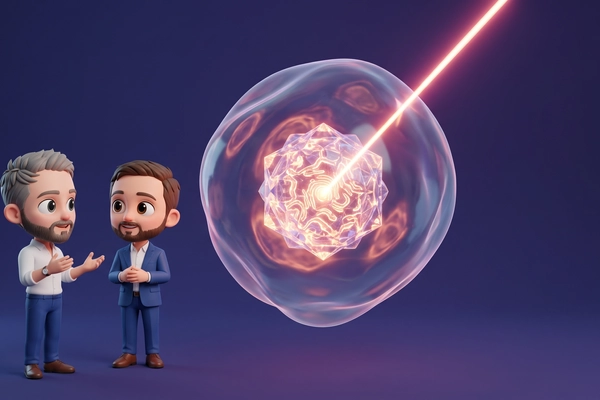 Hero banner illustration for "Refined Diagnostics Raises €2.9M for Real-Time Cancer Detection"