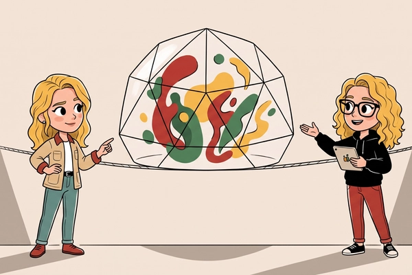 Hero banner illustration for "Imagi Raises $4.5M Seed to Build 'Education Layer' for AI Tools"