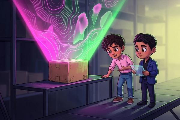 Hero banner illustration for "The Data Gold Rush: How Praxis AI Plans to Feed the Humanoid Robot Boom"