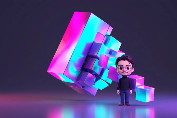 Hero banner illustration for "Basedash Opens Developer Platform for Embedded AI Analytics"