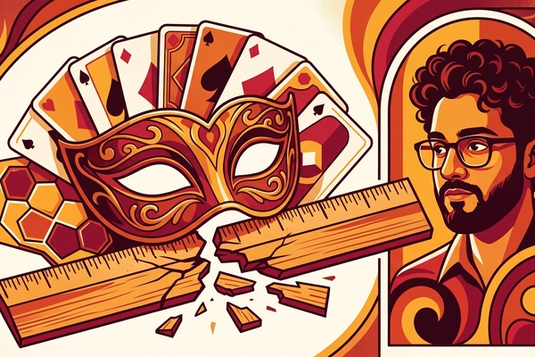 Hero banner illustration for "YC-Backed Olam Labs Tests AI Models Through Poker and Strategy Games"