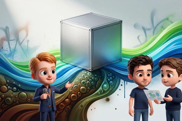 Hero banner illustration for "How YC-Backed Rise Reforming Turns Waste Gas Into Critical Chemicals"