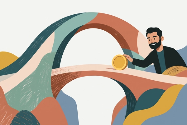 Hero banner illustration for "Ashneer Grover Launches Fund My Staff for Employee Loans"