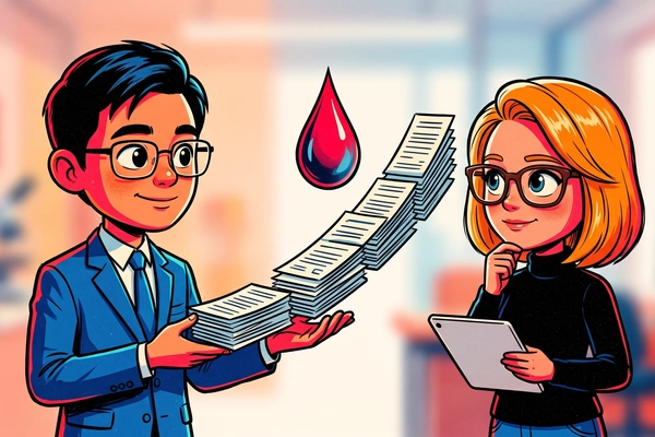 Hero banner illustration for "Oxford's Vivid Dx Raises Seed to Fight Sepsis with 30-Min Test"
