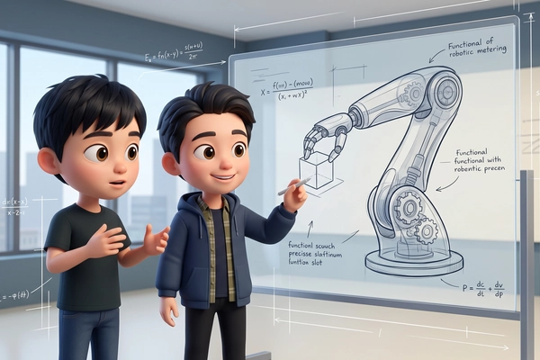 Hero banner illustration for "YC's Waddle Labs Launches 'Claude Code for Robots' Platform"