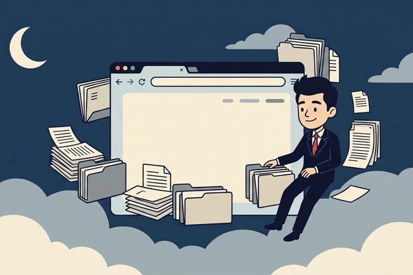Hero banner illustration for "Polar's AI Browser Automates Sales Workflows, Saves Teams 25+ Hours Weekly"