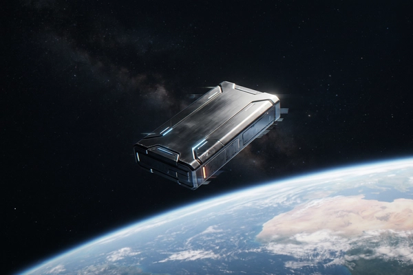 Hero banner illustration for "India's First Space-Proven Satellite Battery Flies on Vikram-1"