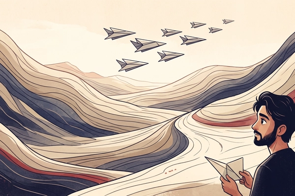 Hero banner illustration for "Agon Emerges from Stealth with $30M to Train AI for Drone Defense"