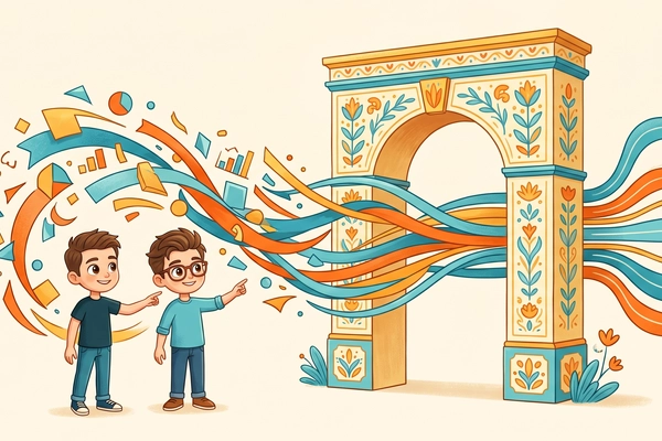 Hero banner illustration for "Reach Launches as First Social Media Platform Built for Higher Ed"