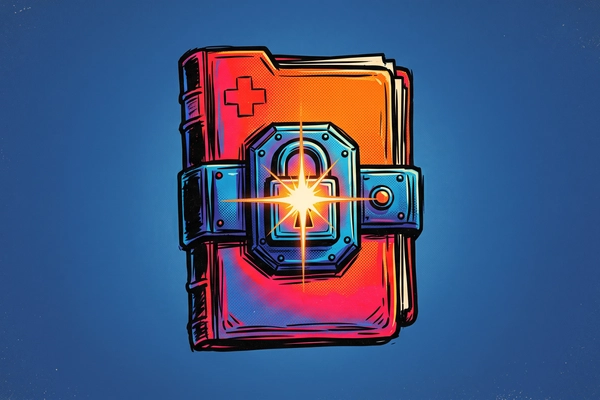 Hero banner illustration for "London Quantum Group Launches Encrypted Computation for NHS Patient Data"