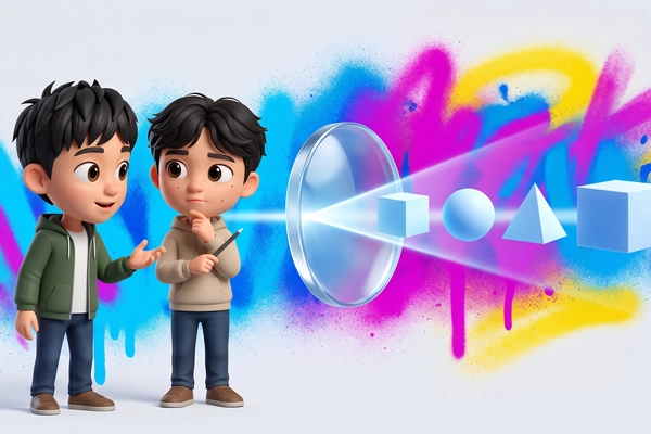 Hero banner illustration for "YC's Induction Labs Unveils 'Imagination Models' That Learn by Watching"