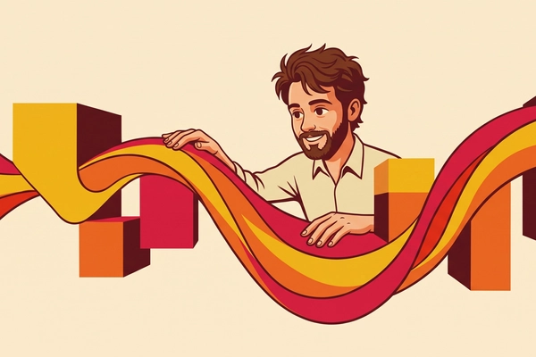 Hero banner illustration for "Zed's DeltaDB Rethinks Version Control for the AI Agent Era"