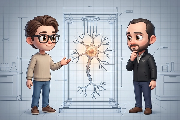 Hero banner illustration for "Wetware Computing: How Startups Are Training Brain Cells for AI"