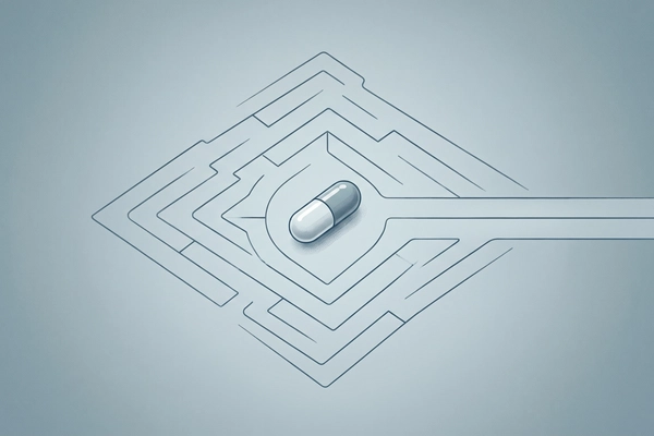 Hero banner illustration for "The AI Race to Predict Clinical Trial Outcomes Before They Fail"