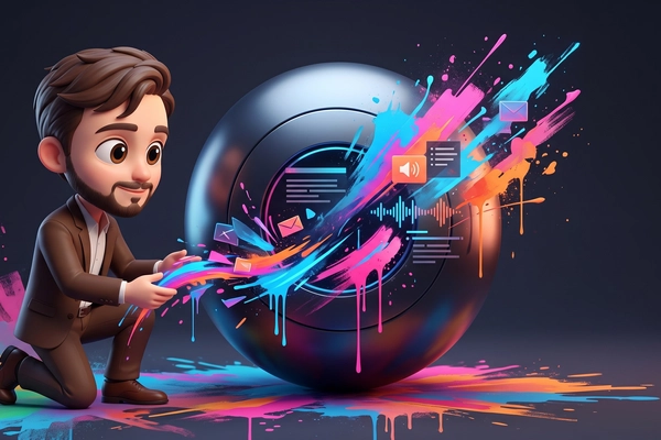 Hero banner illustration for "YC's Screenpipe Records Everything You Do—With Privacy Built In"