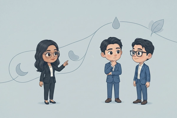 Hero banner illustration for "YC-Backed Illume Labs Launches Text-First AI Health Companion"