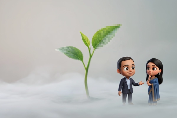 Hero banner illustration for "Inaara NeoFoods Reportedly Raises $2.2M Seed for AI-Powered Plant Protein"