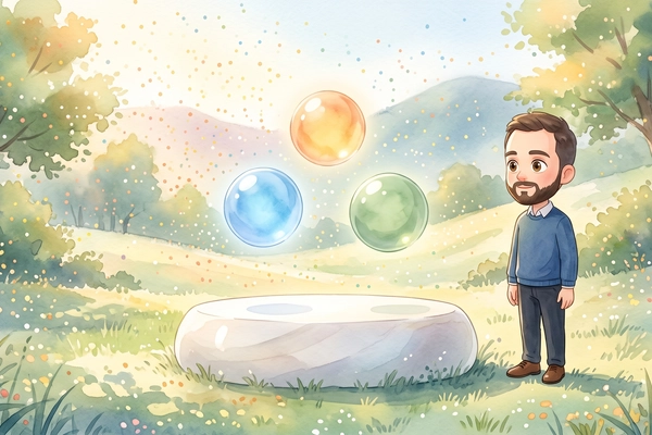 Hero banner illustration for "Palette raises €3M to build model-neutral AI operating system"