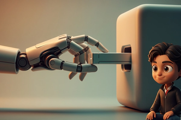 Hero banner illustration for "Proprio Robotics automates data centers as AI drives boom"