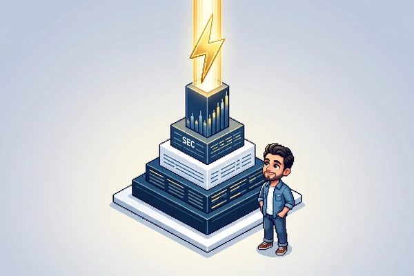 Hero banner illustration for "Financial Datasets launches real-time stock API for AI agents"