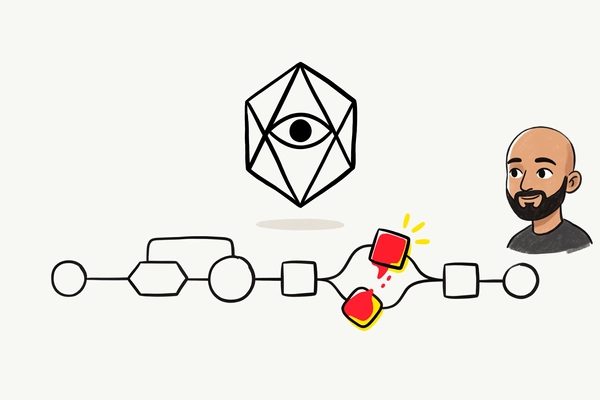 Hero banner illustration for "FriskAI raises $3.6M to monitor AI agents in production"