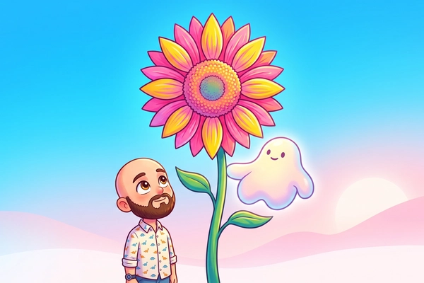 Hero banner illustration for "Sunflower launches AI sobriety platform with tele-therapy"
