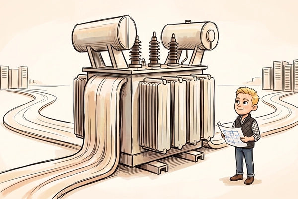 Hero banner illustration for "Fluxco raises $26M to fix transformer procurement crisis"