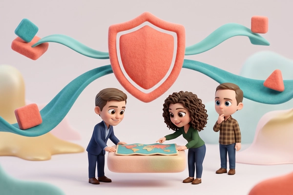 Hero banner illustration for "Aligned Marketplace raises $11M for outcomes-based primary care"